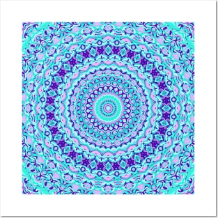 Groovy Hippie Mandala Posters and Art